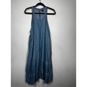 Torrid Halter Mini Chambray Dress